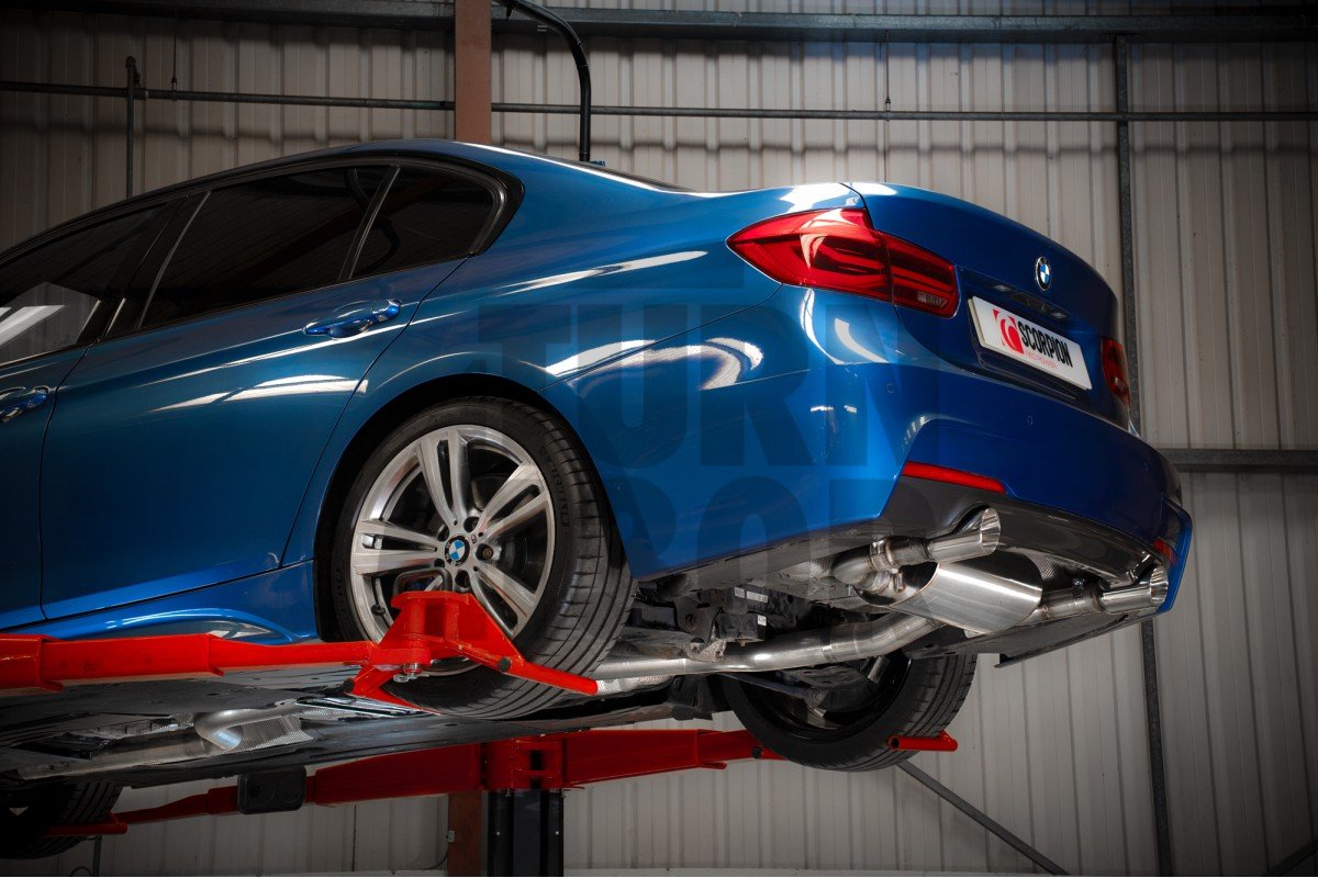 BMW 340i F30 / 440i F3x - no GPF Scorpion Catback Exhaust BMW 340i F30 / 440i F3x - no GPF Scorpion Catback Exhaust