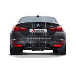 Akrapovic Slip-On εξάτμιση τιτανίου για BMW M3 F80 / M4 F8x Akrapovic Slip-On εξάτμιση τιτανίου για BMW M3 F80 / M4 F8x