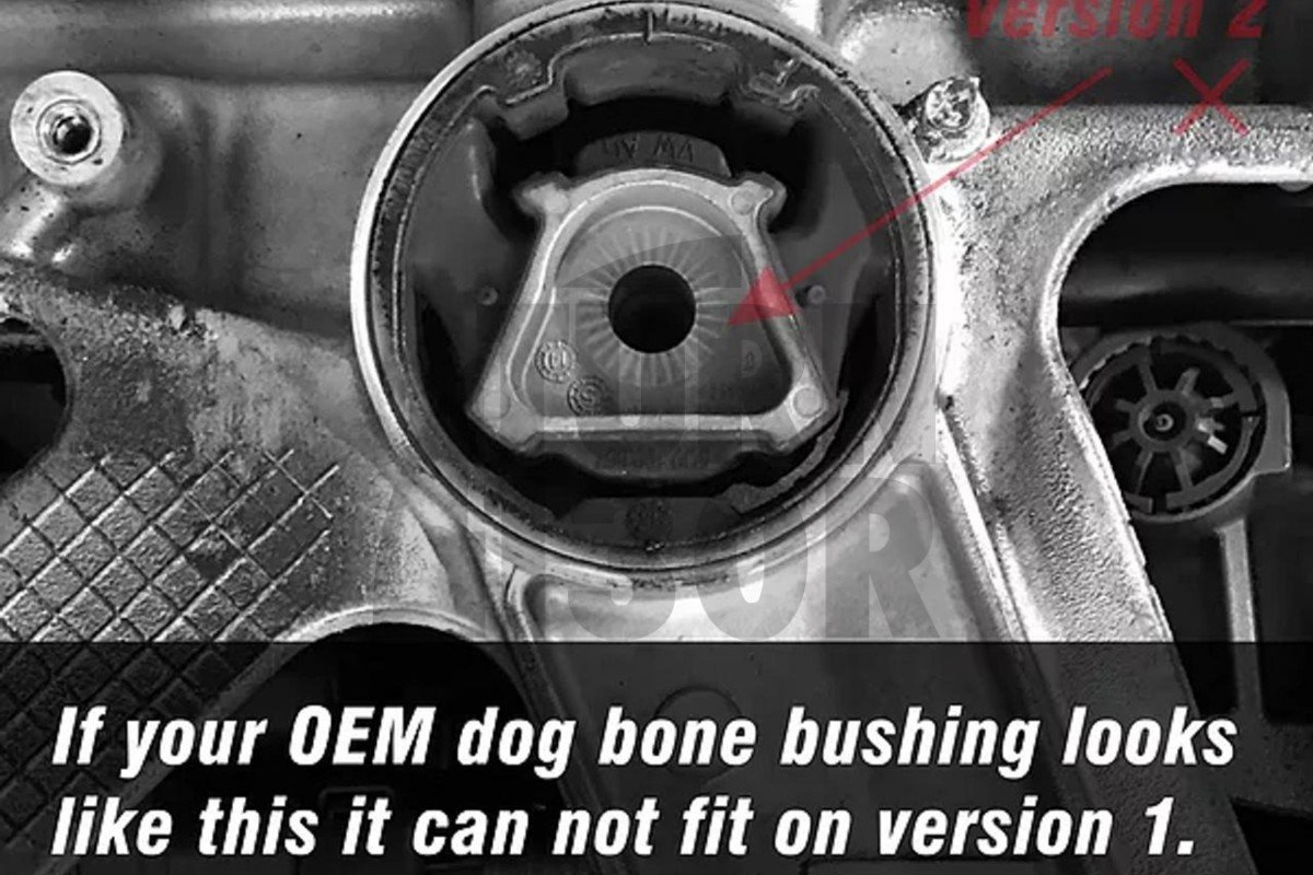 Leyo DogBone Mount Bush Insert for A3, S3, RS3 8V / 8Y, Leon 3, Golf 7, Golf 8 GTI / R Leyo DogBone Mount Bush Insert for A3, S3, RS3 8V / 8Y, Leon 3, Golf 7, Golf 8 GTI / R