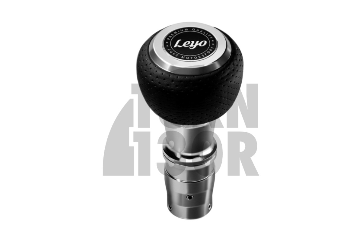 Leyo Nappa (Manual) Shift Knob (Silver Anodized)