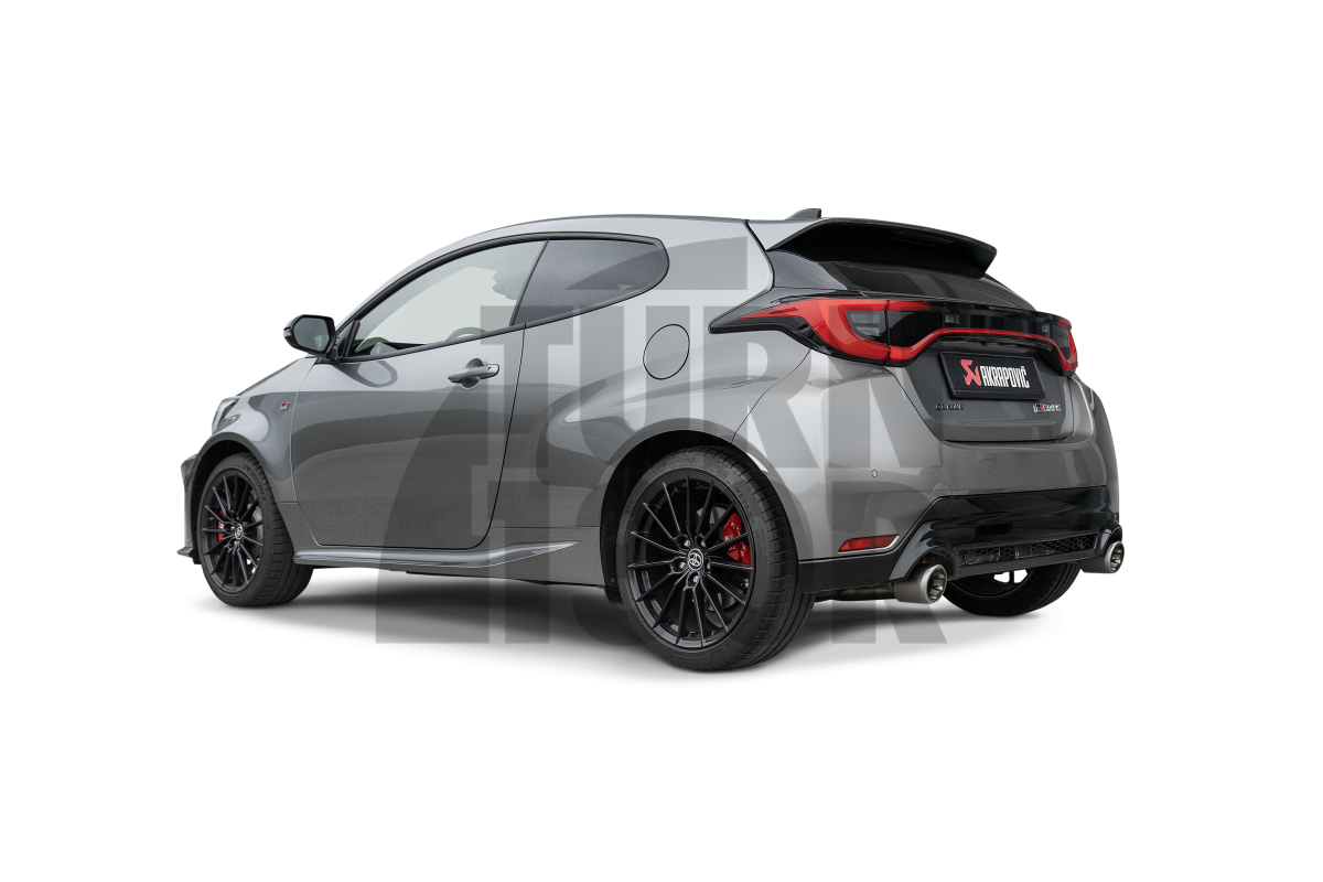 Akrapovic slip-on titanium Exhaust System for Yaris GR 2025+